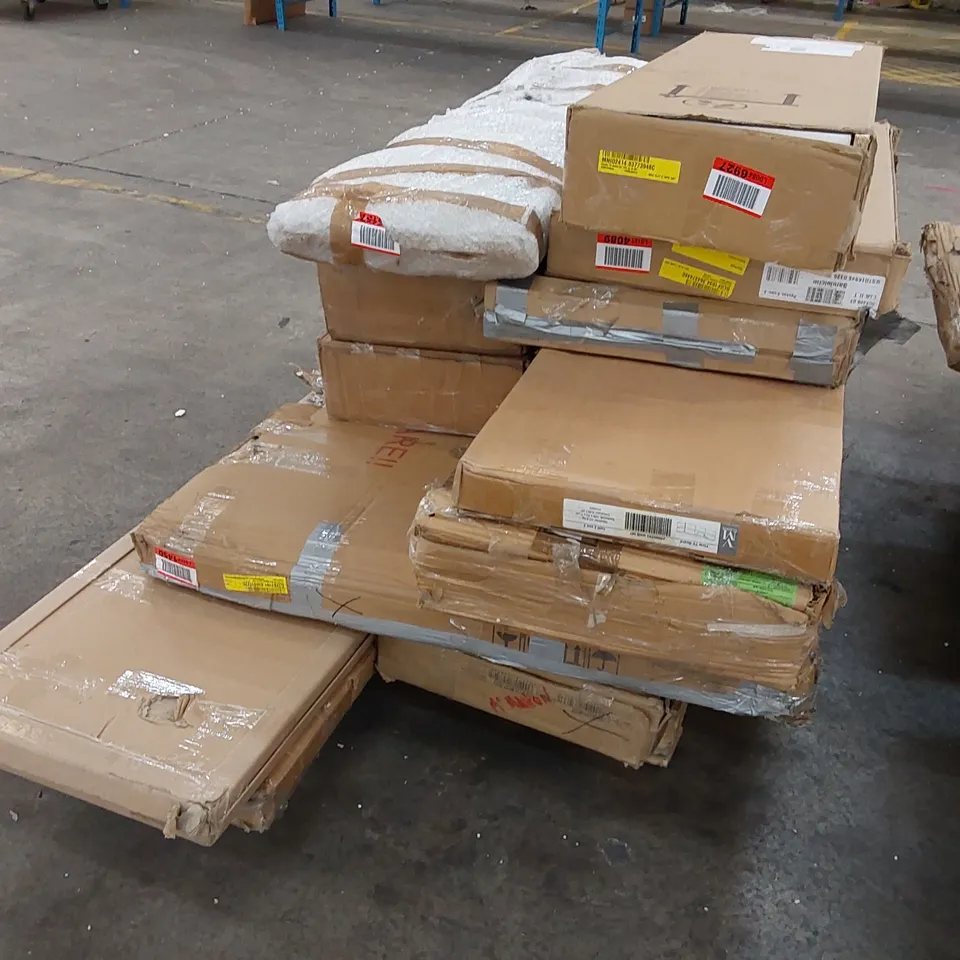 PALLET OF ASSORTED FURNITURE PARTS