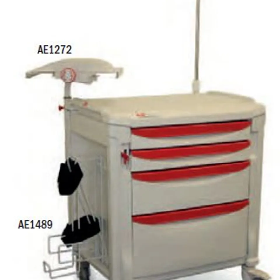 BRAND NEW METRO FLEXLINE ANTIMICROBIAL FL27P FOUR DRAWER CART WITH PASSIVE LOCK