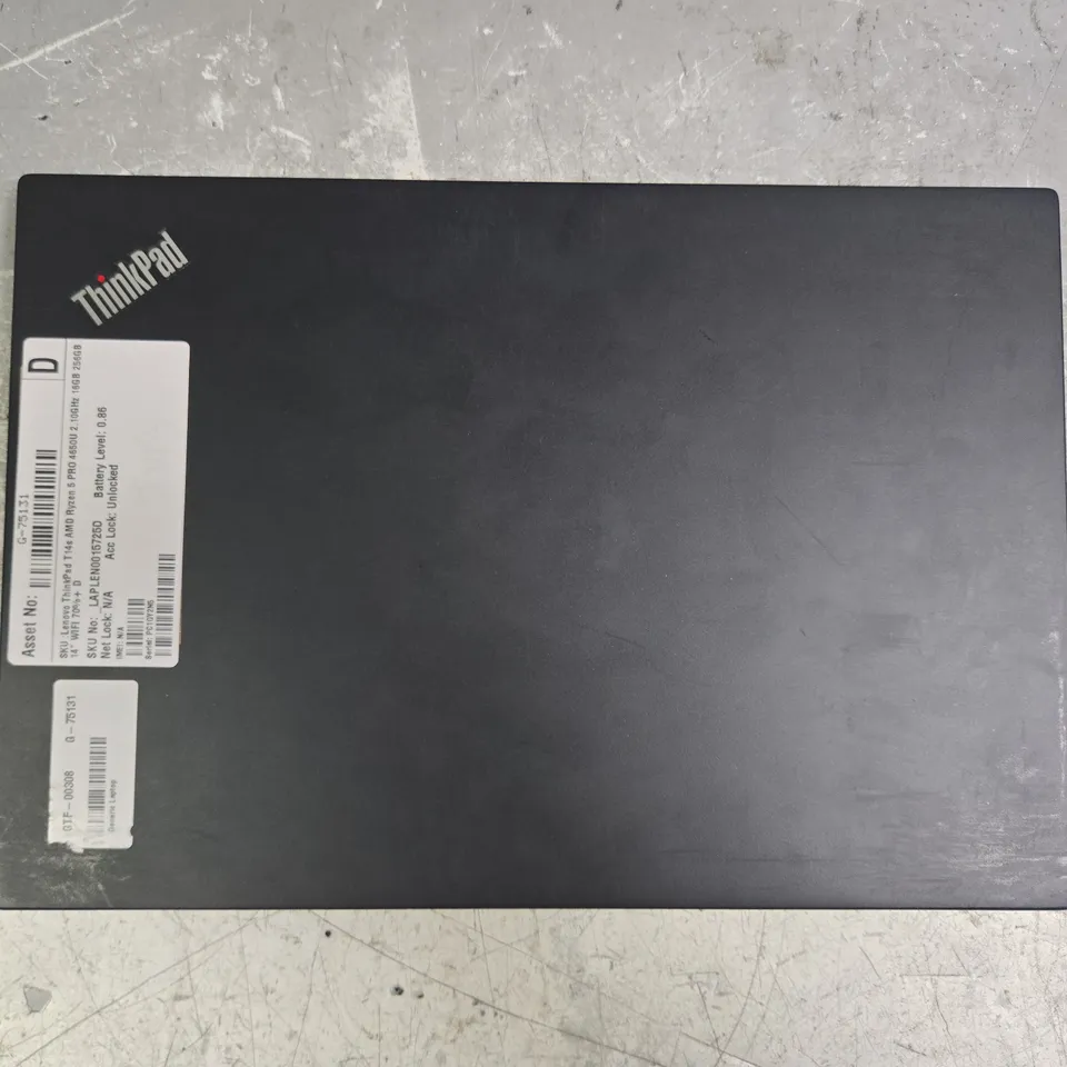 LENOVO THINKPAD T14S AMD RYZEN 5 LAPTOP IN BLACK