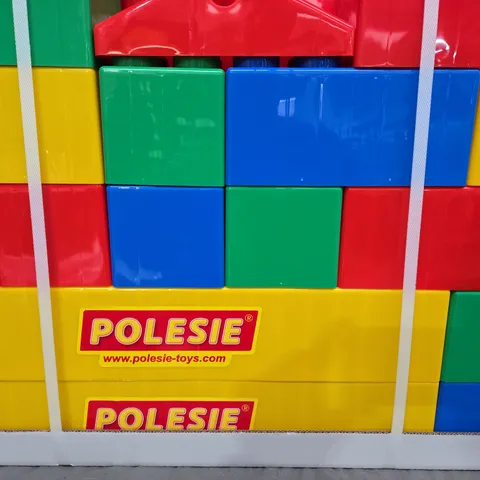 POLESIE PLASTIC BUILDING BRICKS 