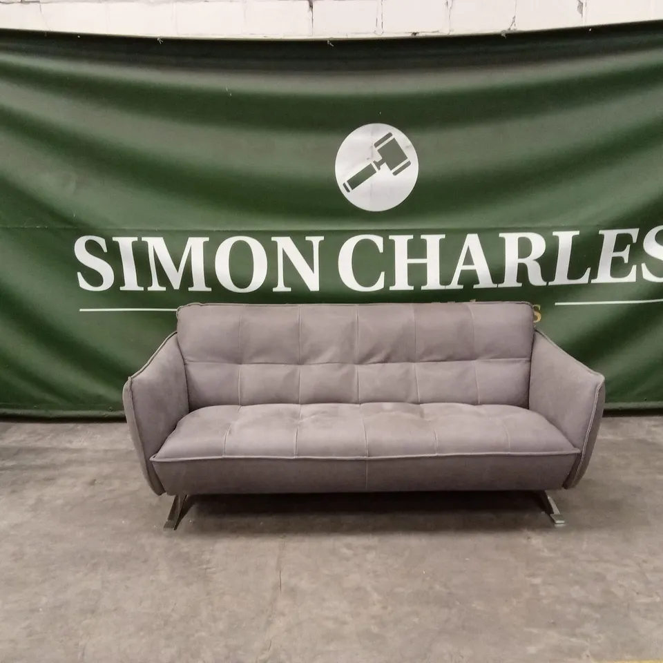 QUAILITY DESIGNER ITALIAN MADE SEVILLE 3 SEATER LEATHER SOFA