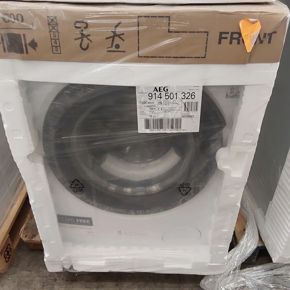 AEG POWERCARE LFR84146UC 10 KG 1400 SPIN WASHING MACHINE - WHITE