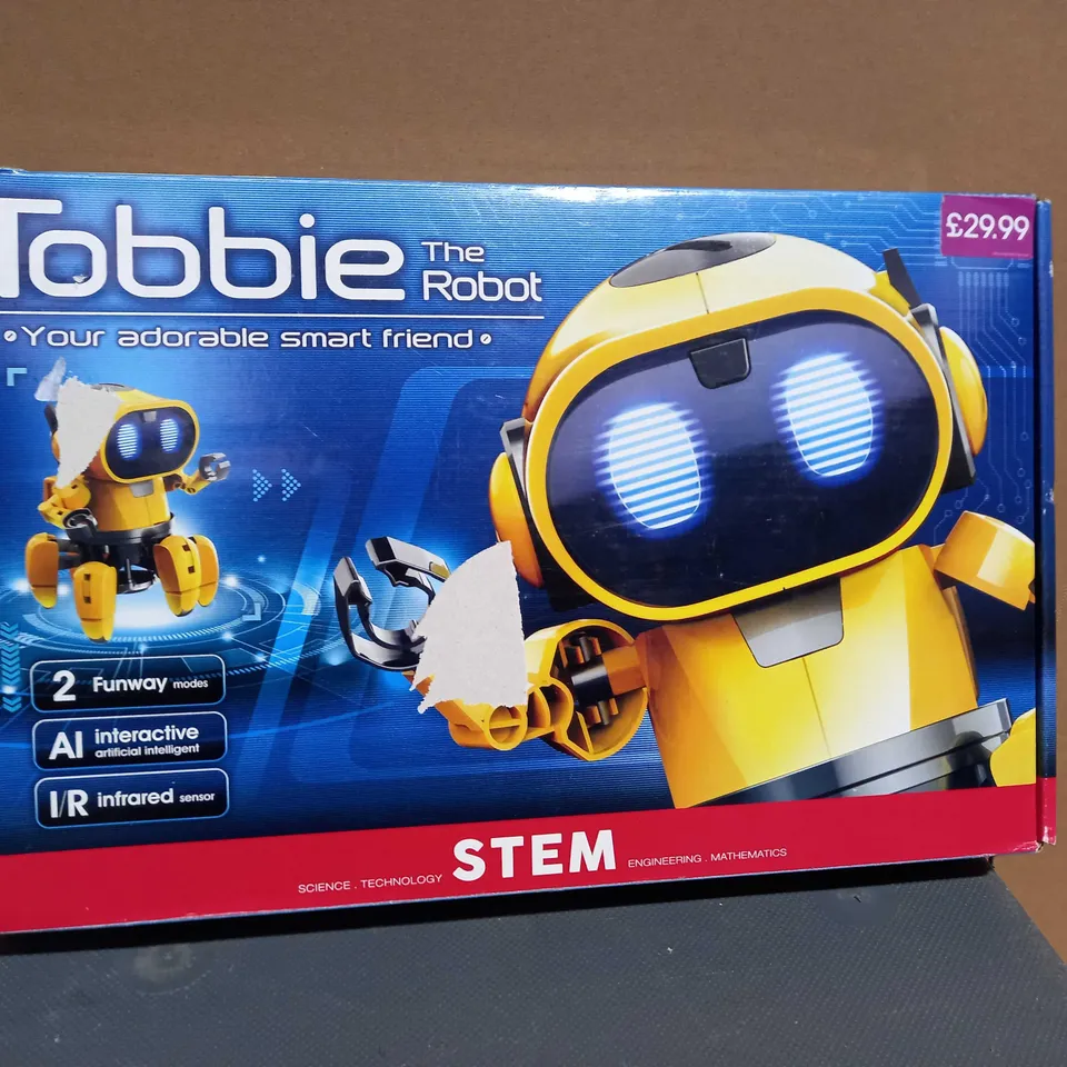 TOBBIE THE ROBOT STEM BUILD SMART ROBOT  8+