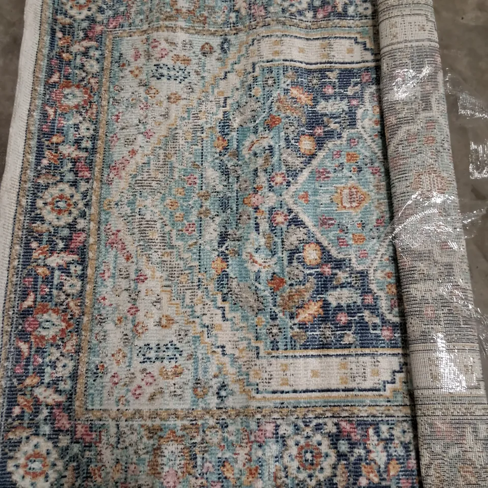 BRAND NEW PACO TORRES BLUE RUG - 120X170CM