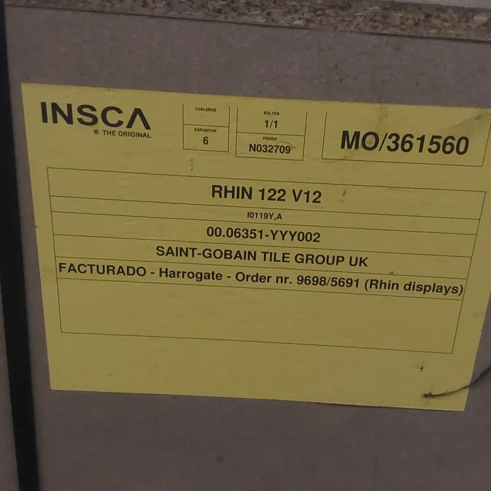 BOXED INSCA RHIN 122 V12 TILE DISPLAY UNIT