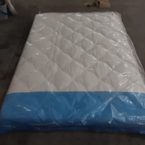 QUALITY BAGGED DOUBLE 135cm AIRSPRUNG LUXURY QUILTED MEDIUM MATTRESS