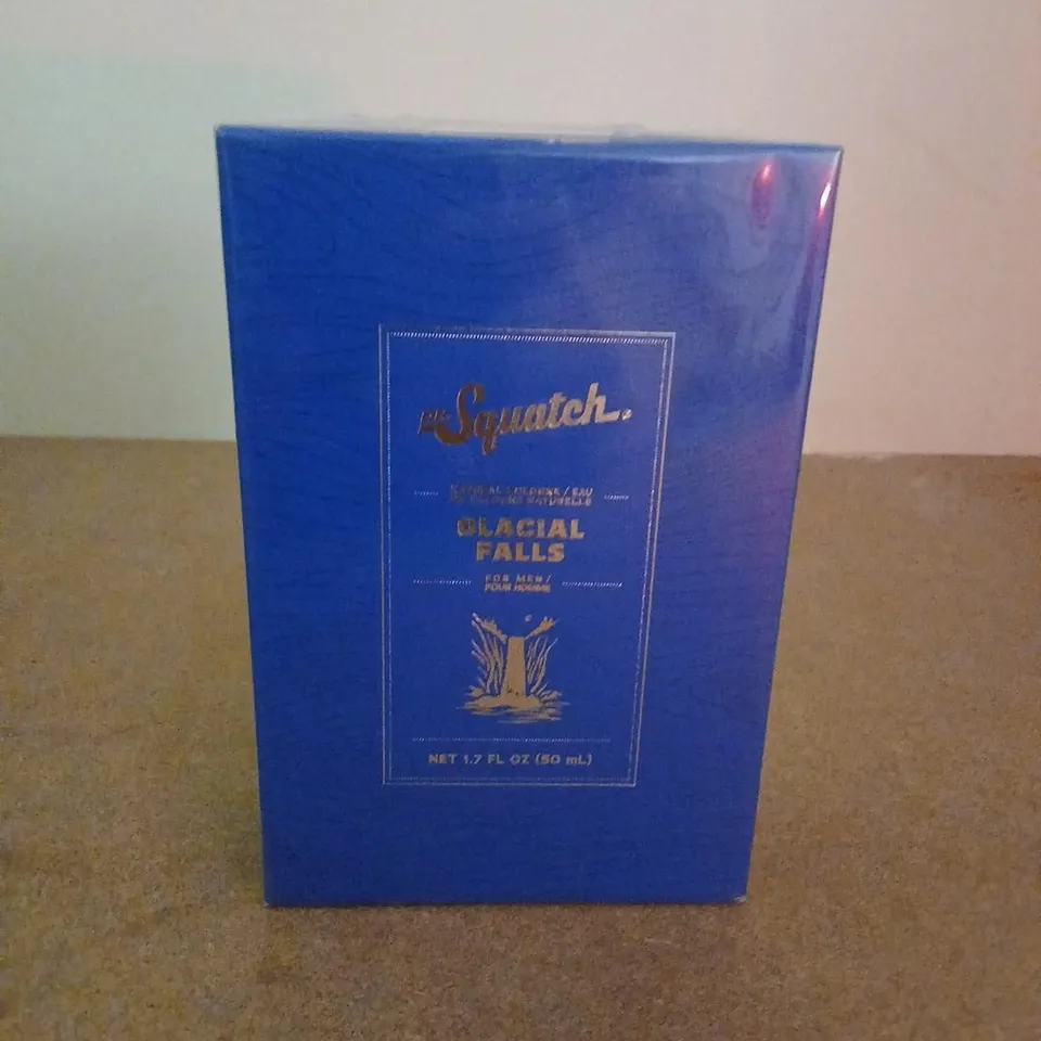 BOXED AND SEALED DR SQUATCH GLACIAL FALLS COLOGNE 50ML 