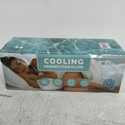 BOXED COTTON KING COOLING MEMORY FOAM PILLOW