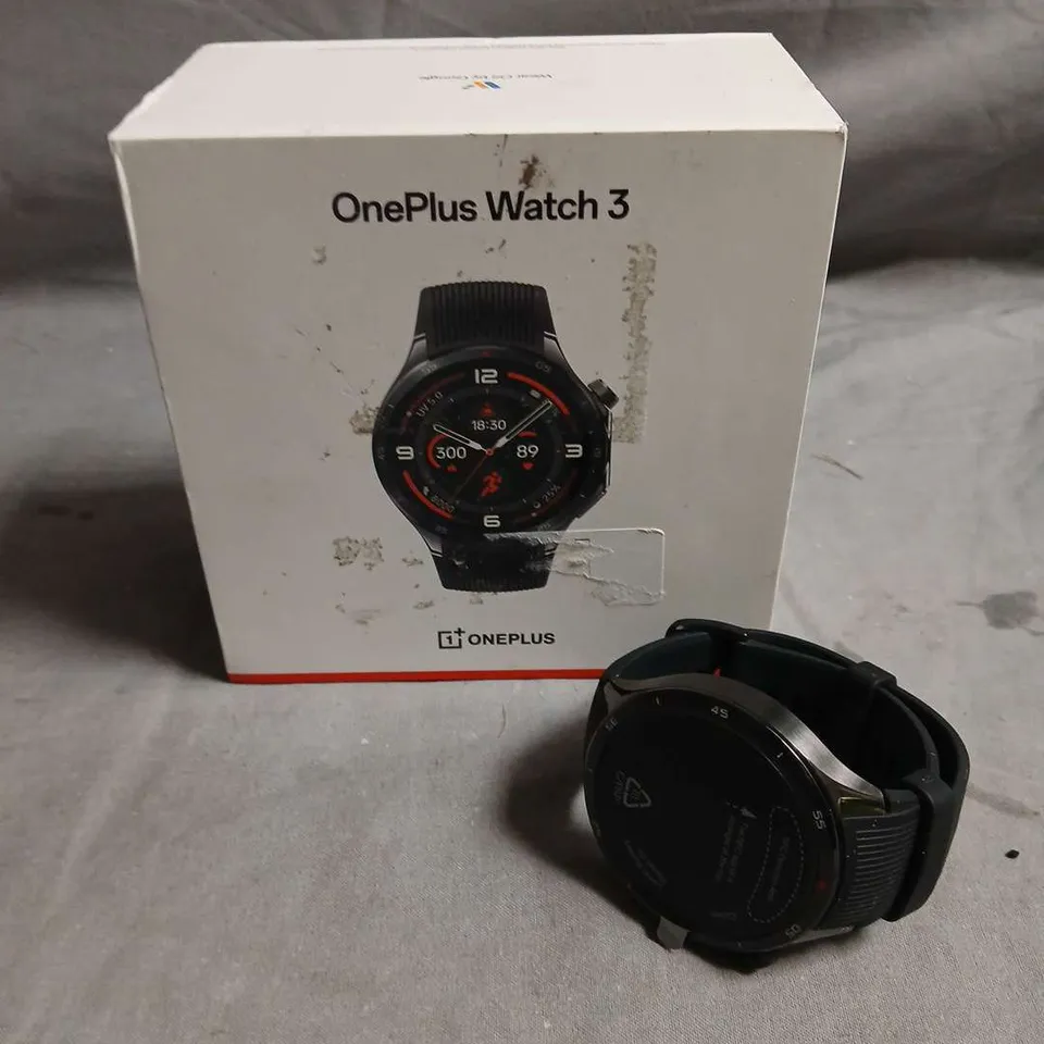 ONEPLUS WATCH 3 SMARTWATCH – BLACK, BOXED