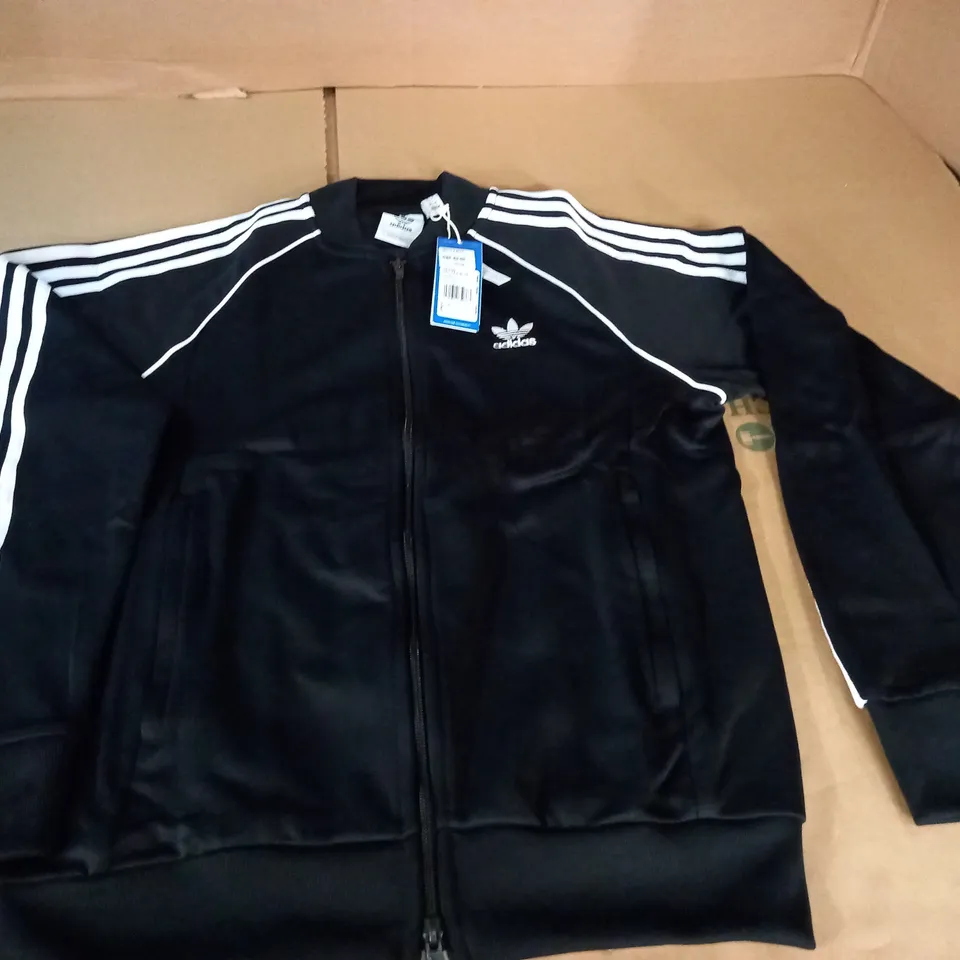 ADIDAS ZIP THROUGH TRACK SUIT TOP - UK M