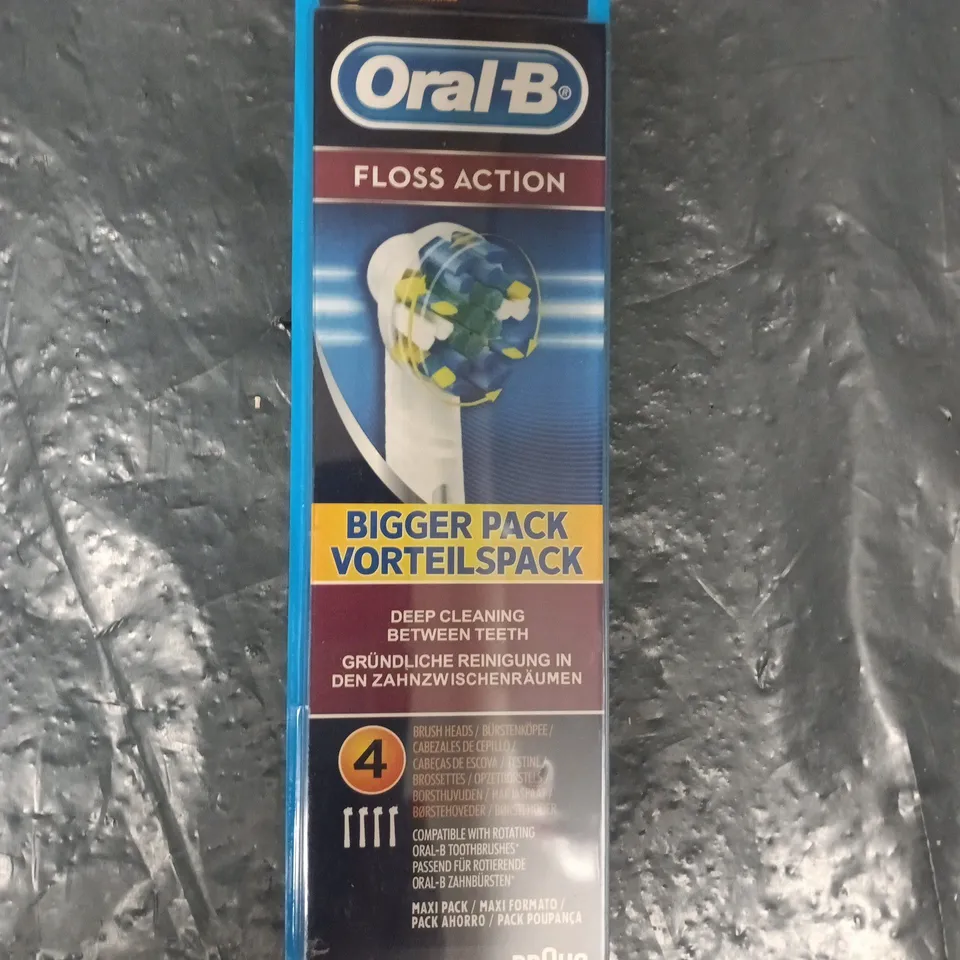 ORAL-B FLOSS ACTION - REPLACEMENT ELECTRIC TOOTHBRUSH HEADS