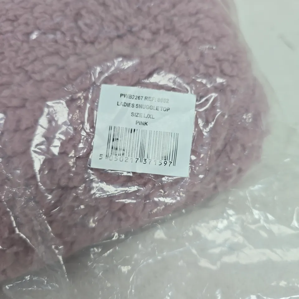 LIGHT & SHADE LADIES SNUGGLE TOP LARGE/EXTRA LARGE PINK TAGGED