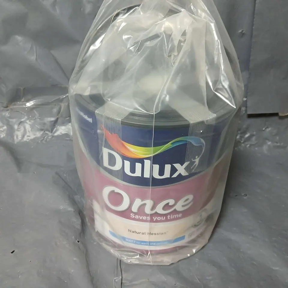 DULUX ONCE NATURAL HESSIAN (2.5L) - COLLECTION ONLY