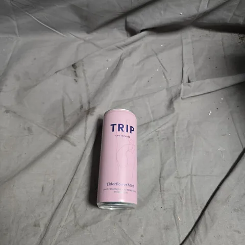 BOX OF APPROXIMATELY 12 X TRIP CBD INFUSED CANS 250ML INCLUDING ELDERFLOWER MINT SPARKLING