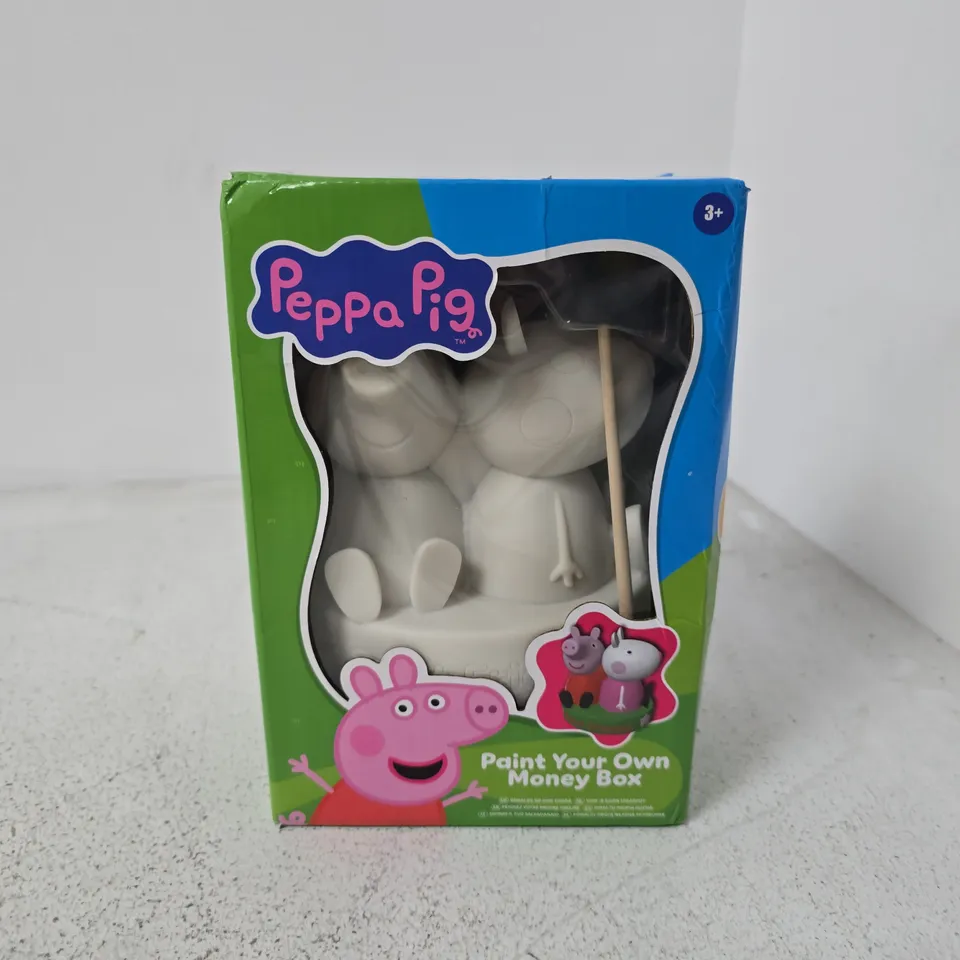 BOXED PEPPA PIG PAINT YOUR OWN MONEY BOX
