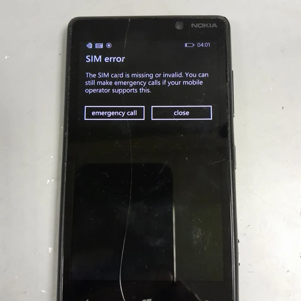 NOKIA WINDOWS SMARTPHONE - MODEL UNSPECIFIED 