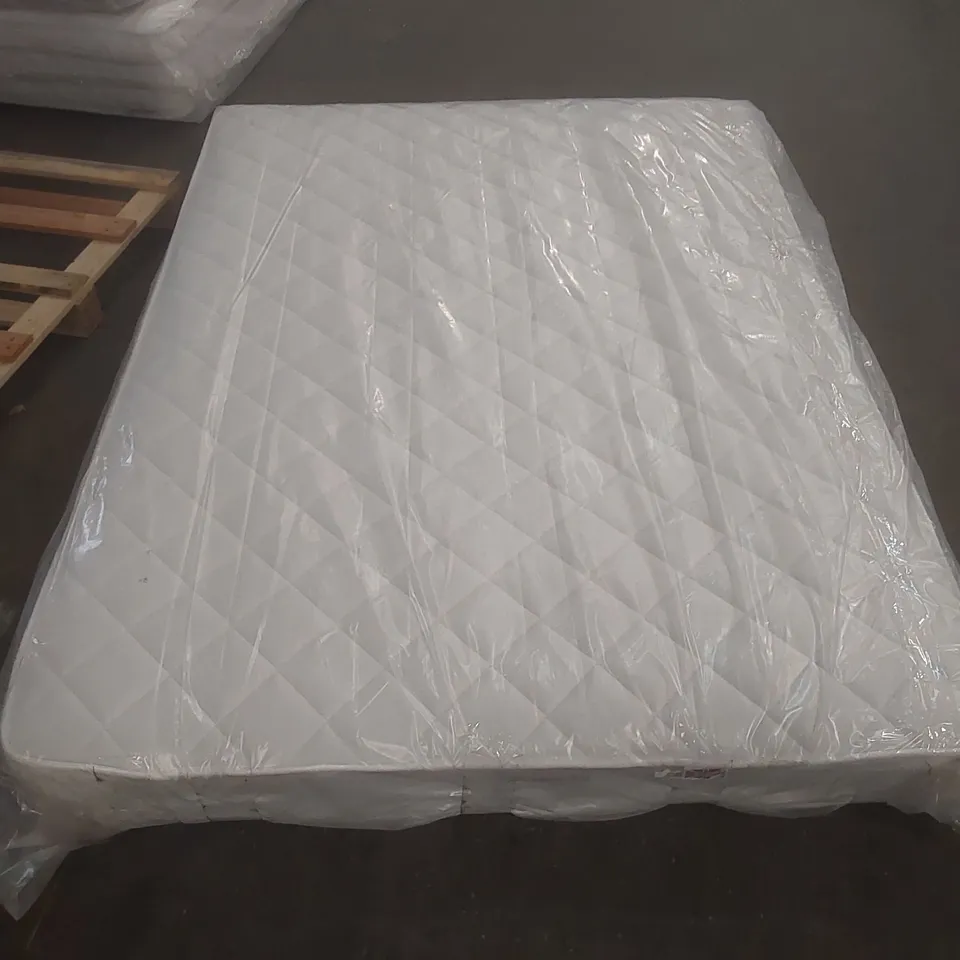 QUALITY BAGGED DOUBLE 135cm AIRSPRUNG LUXURY QUILTED MEDIUM MATTRESS