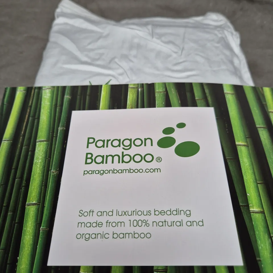 PARAGON BAMBOO BEDDING – 100% NATURAL BAMBOO, WHITE PACKAGING-SIZE UNSPECIFIED 