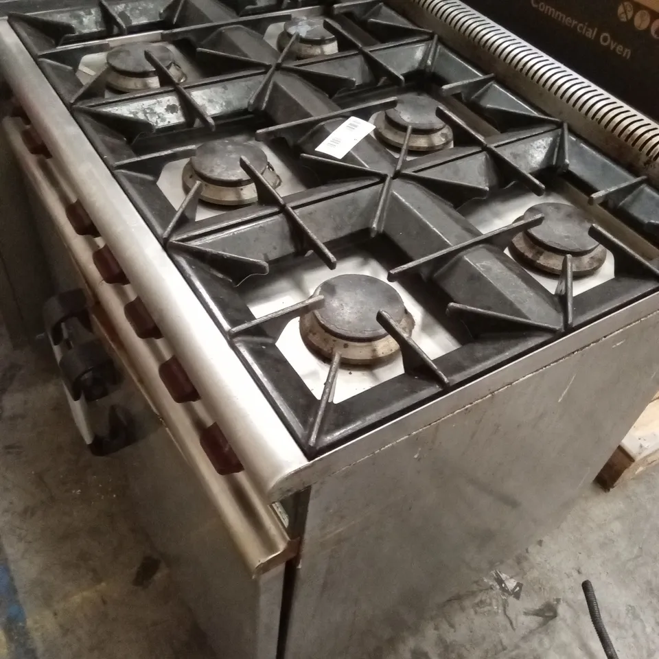 MV M-LINE PLUS COMMERCIAL 6-BURNER GAS COOKER