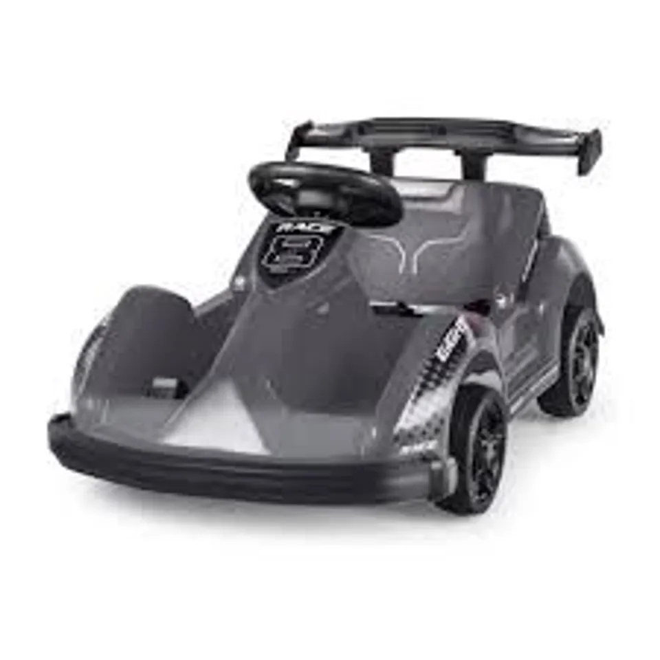 BOXED KIDS 6V ELECTRIC GO KART POWERED RIDE ON CAR WITH REMOTE CONTROL AND MUSIC - RED