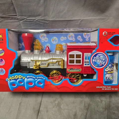 HAPPY PAPA MOTION TRAIN – RED BOXED TOY LOCOMOTIVE