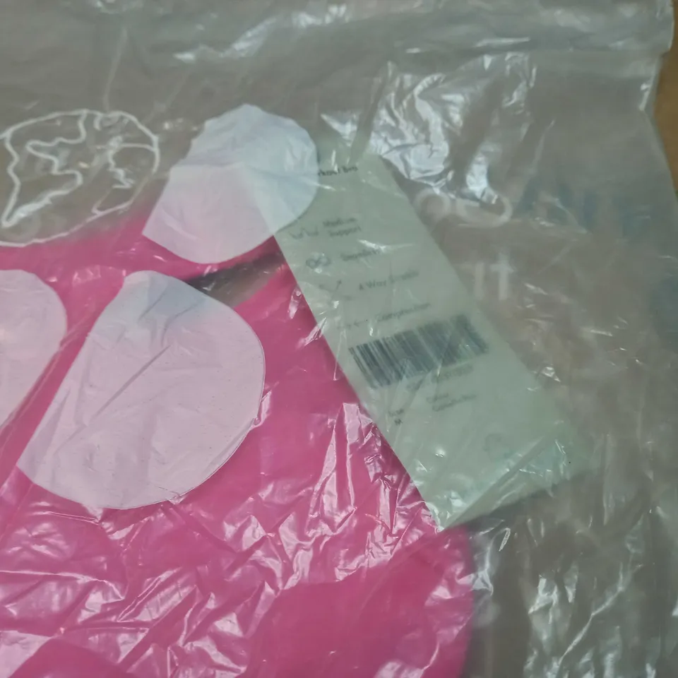 PACKAGED SWEATY BETTY PINK STAMINA MEDIUM SUPPORT WORK OUT BRA - MEDIUM