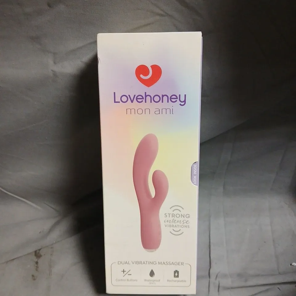 LOVEHONEY MON AMI DUAL VIBRATING MASSAGER – PINK, BOXED