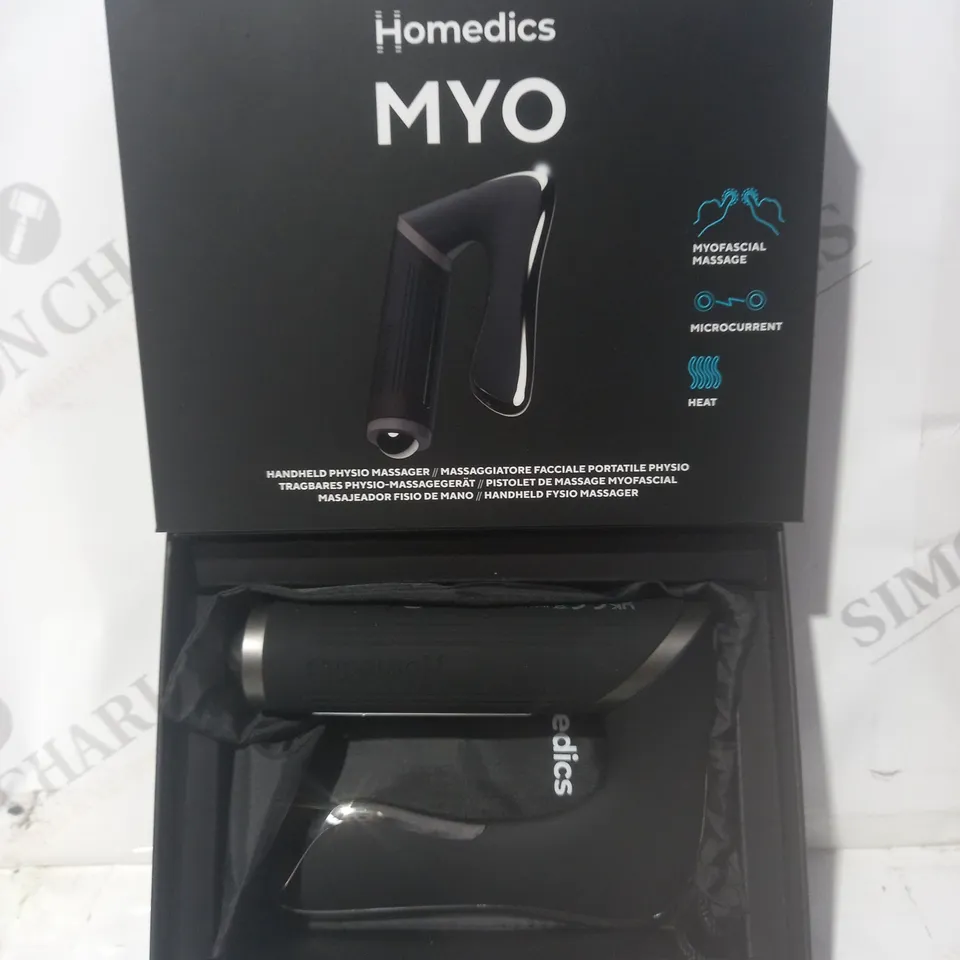 BOXED HOMEDICS MYO HANDHELD PHYSIO MASSAGER