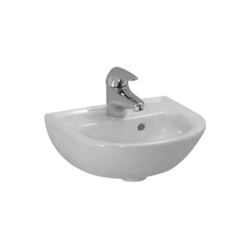 BRAND NEW BOXED LAUFEN PRO - WASHBASIN, 35X31 CM, 1 TAP HOLE, WHITE