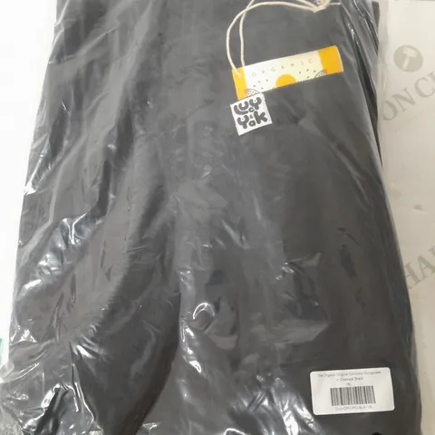 LUCY YAK THE ORGANIC ORIGINAL CORDUROY DUNGAREES IN CHARCOAL BLACK - 16L