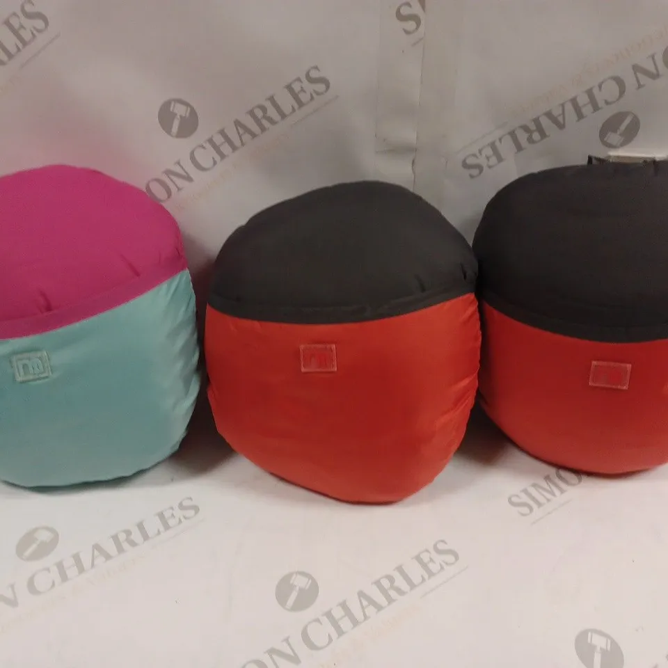 3 X MOTHERCARE COMPACT COSYTOES IN ASSORTED COLOURS 