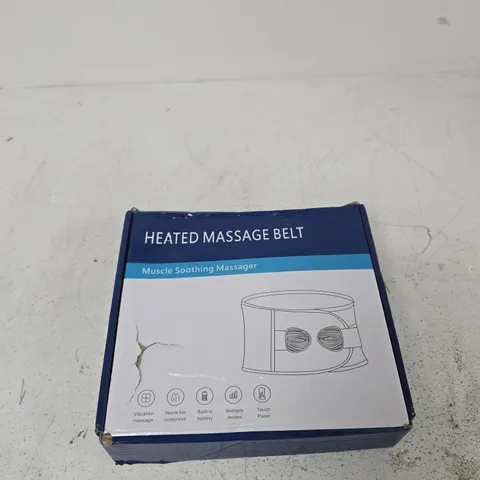HEATED MASSAGE BELT – MUSCLE SOOTHING MASSAGER, BOXED