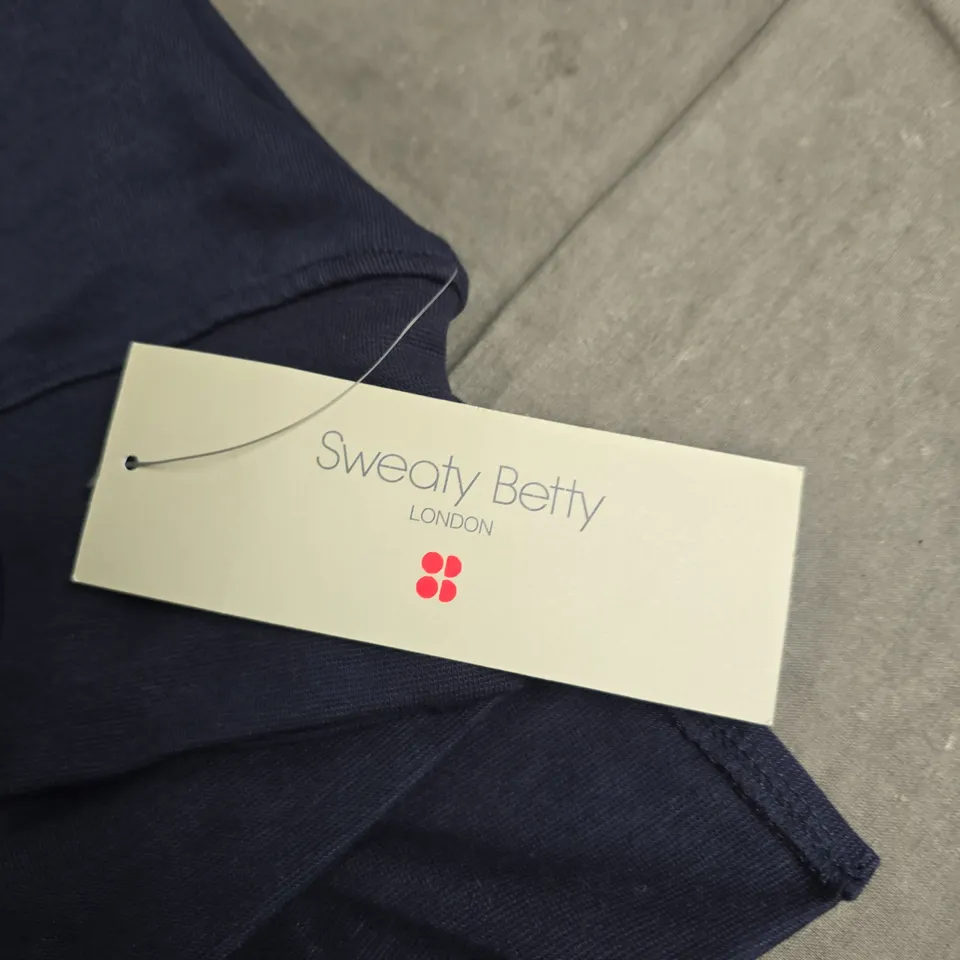 SWEATY BETTY AFTER CLASS LONGLINE SWEATSHIRT – NAVY, XXL