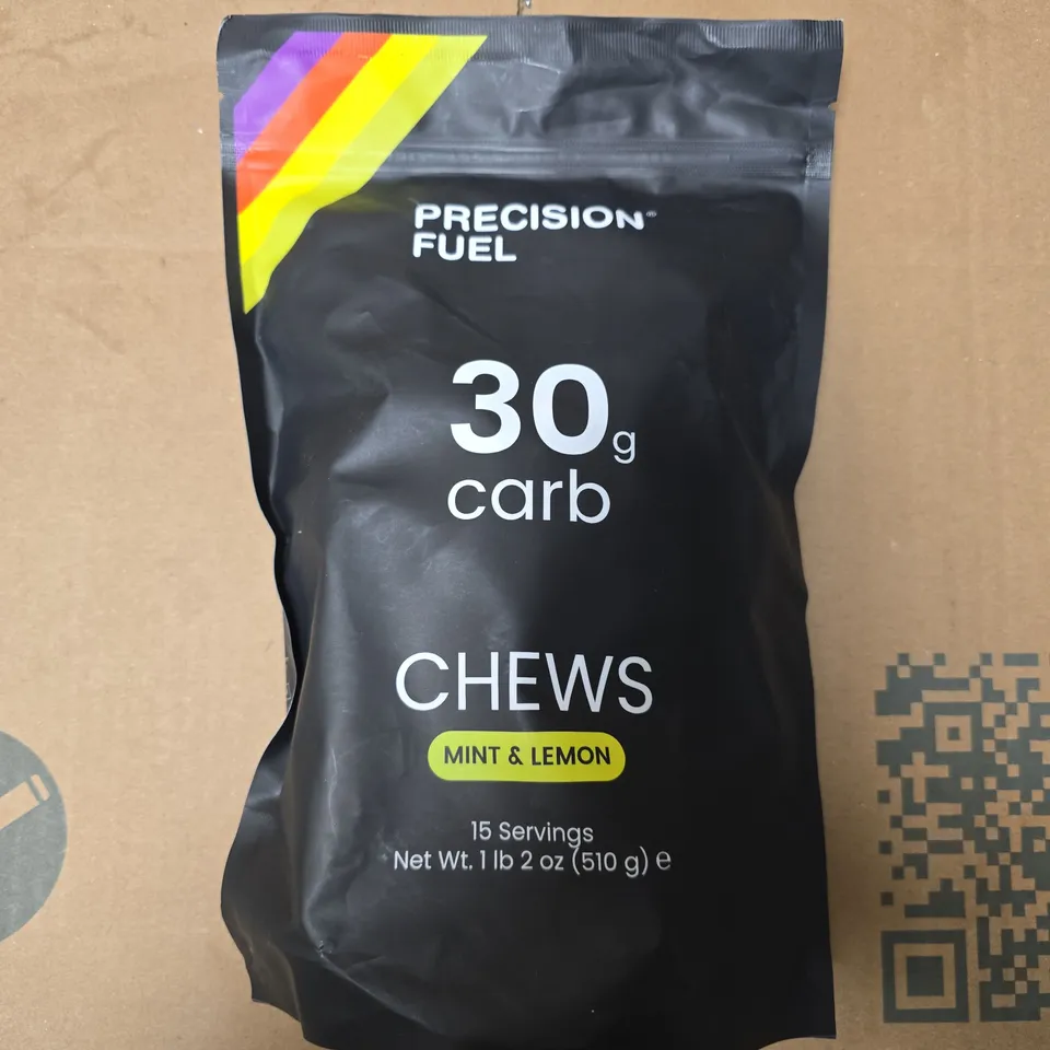 PRECISION FUEL 30 G CARB CHEWS – MINT & LEMON - 510G