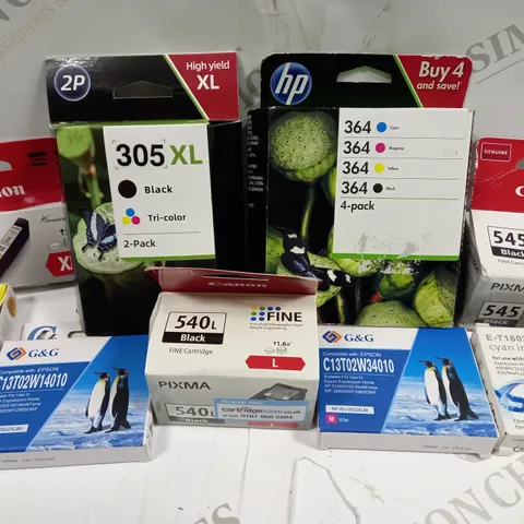 BOX OF A LARGE QUANTITY OF ASSORTED PRINTER INK CARTIRDGES