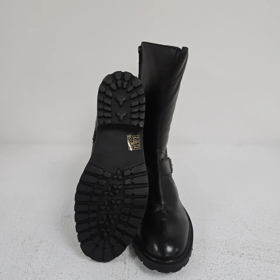 RAVEL CALF BOOT – BLACK, UK 7 (EUR 40)
