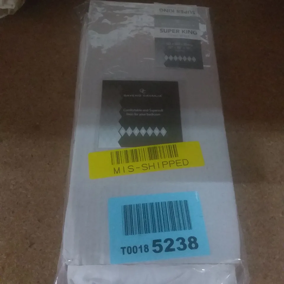 CHA FITTED SHEET SUPER KING BED LINEN 