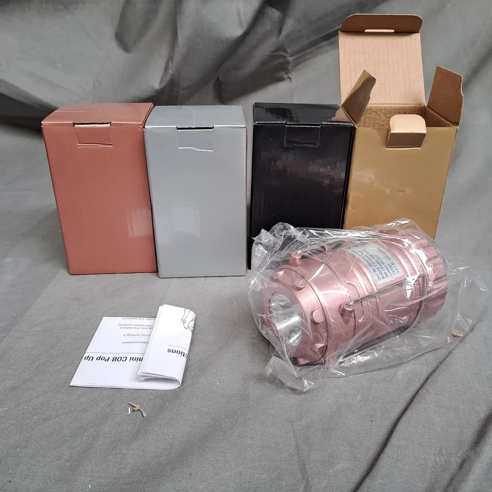 SCB SET OF 4 MINI POP-UP METALLIC LIGHTS