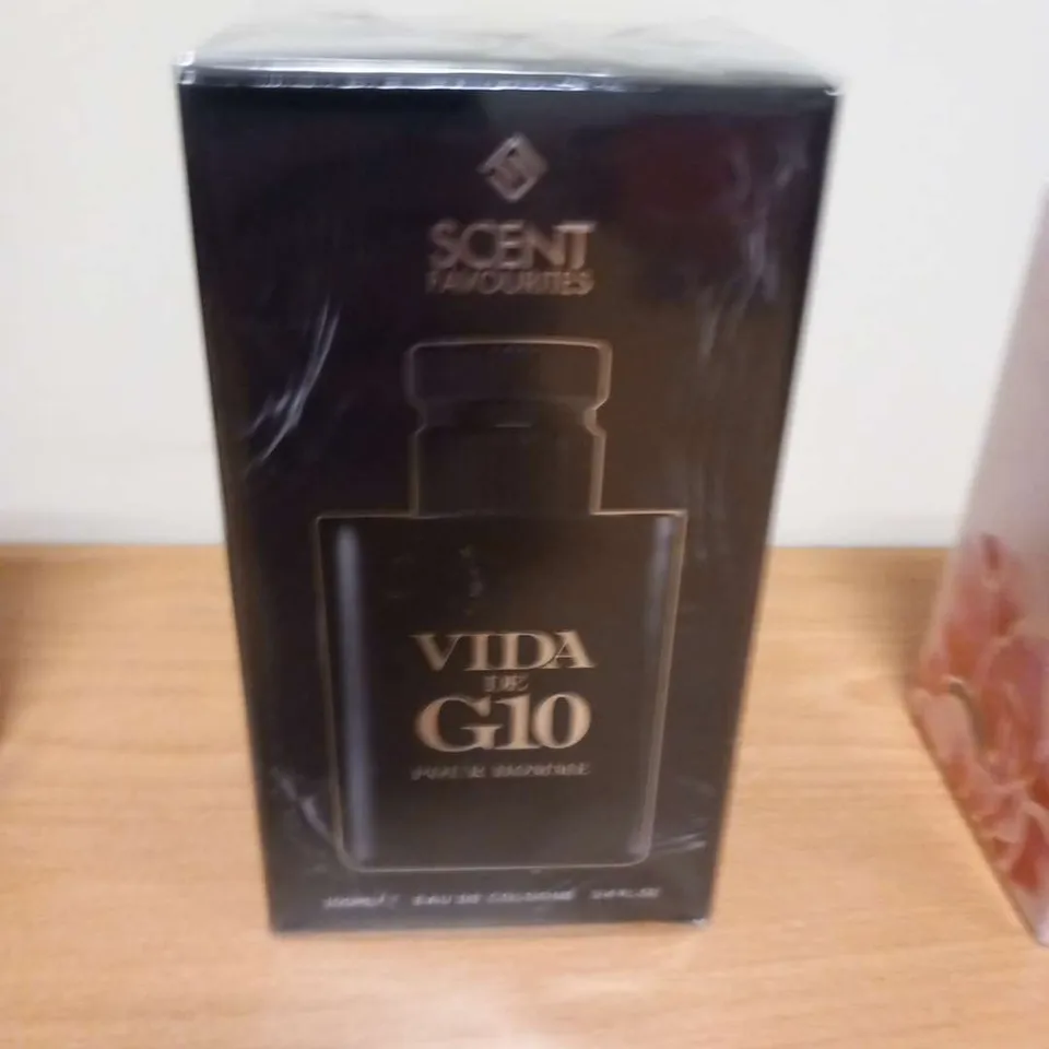 BOXED AND SEALED SCENT FAVOURITES VIDA DE G10 POUR HOMME EAU DE COLOGNE 100ML