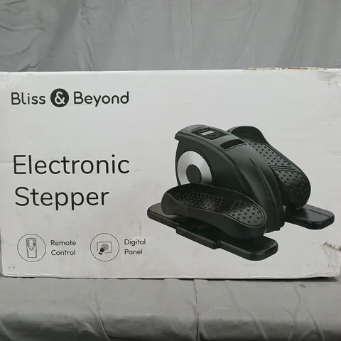 BLISS & BEYOND ELECTRONIC STEPPER β BOXED HOME EXERCISE DEVICE