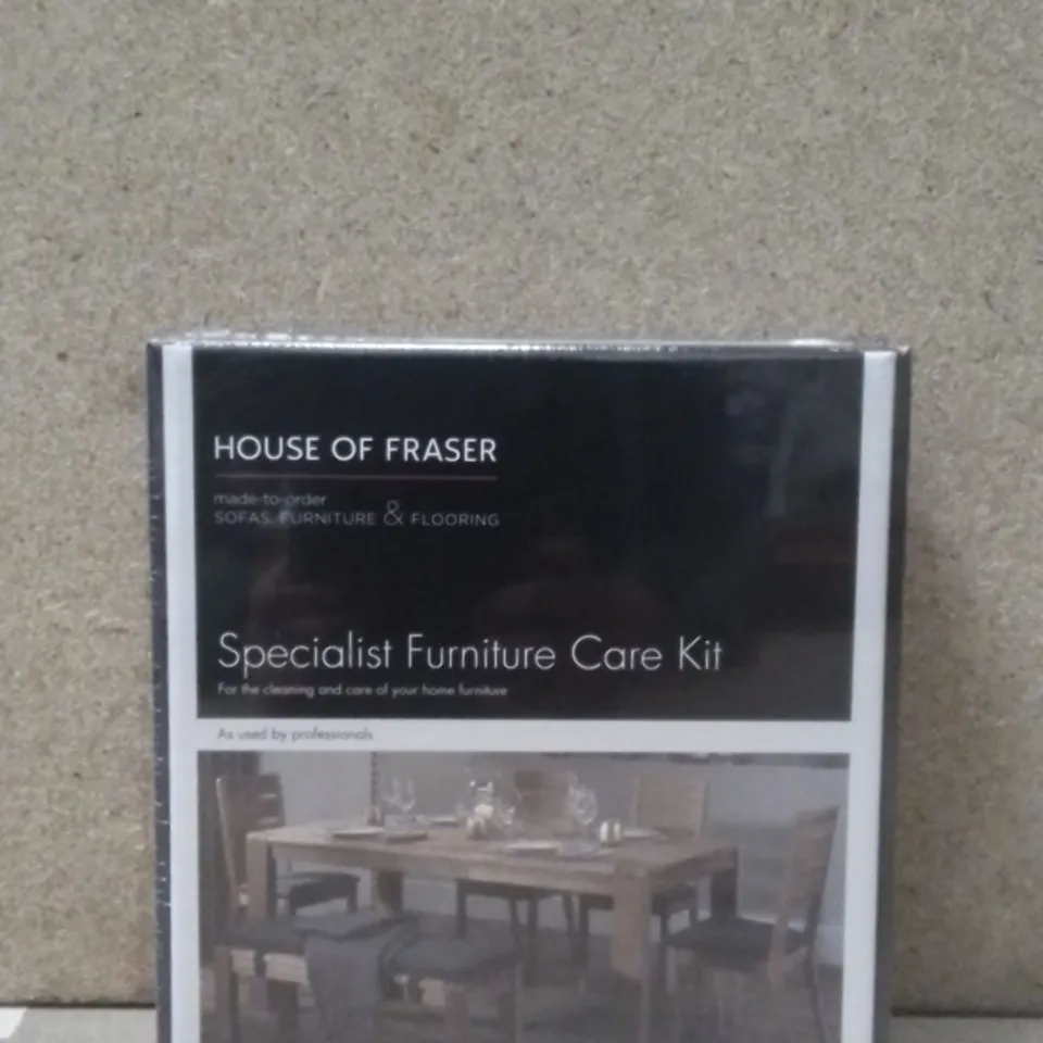 BRAND NEW BOXED 6 X HOUSE OF FRASER SPECIALIST FURNITURE CARE KIT