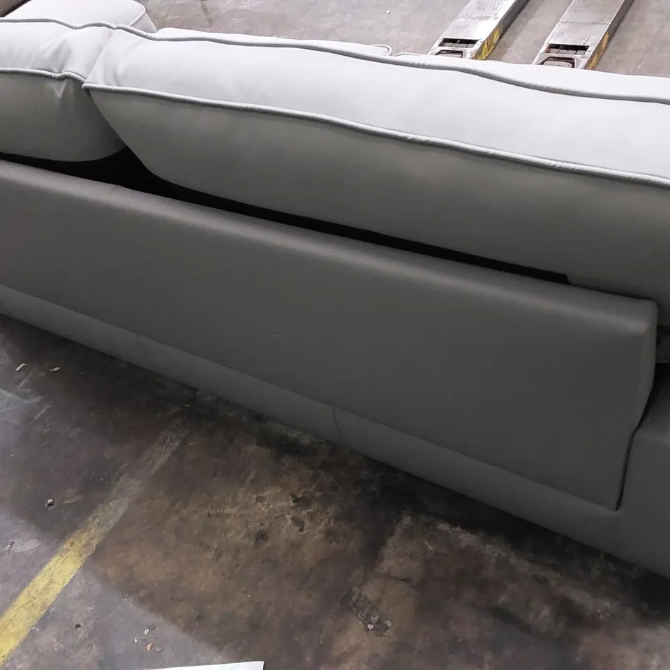 DESIGNER LARGE LEATHER SOFA 