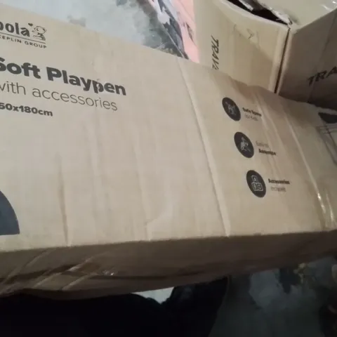 BOXED KIDOOLA SOFT PLAYPEN WITH ACCESSORIES 