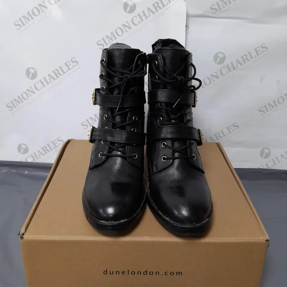 DUNE LONDON LADIES BLACK BOOTS SIZE 7