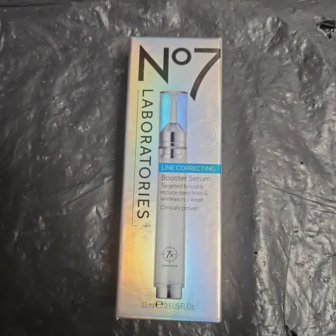 SEALED NO7 LABORATORIES LINE CORRECTING BOOSTER SERUM, 15 ML