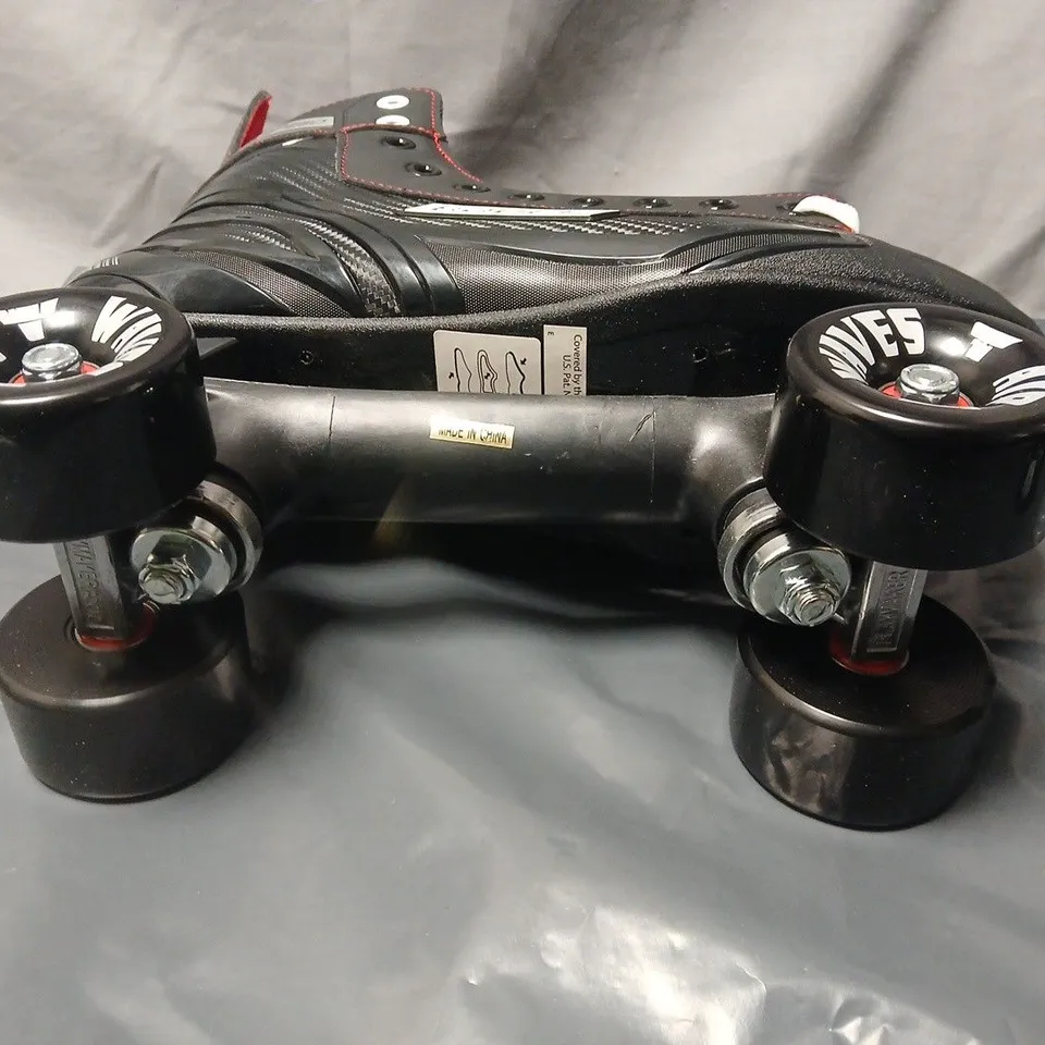 BAUER SPEED SKATE SR INLINE SKATES – BLACK/RED, UK 12.5