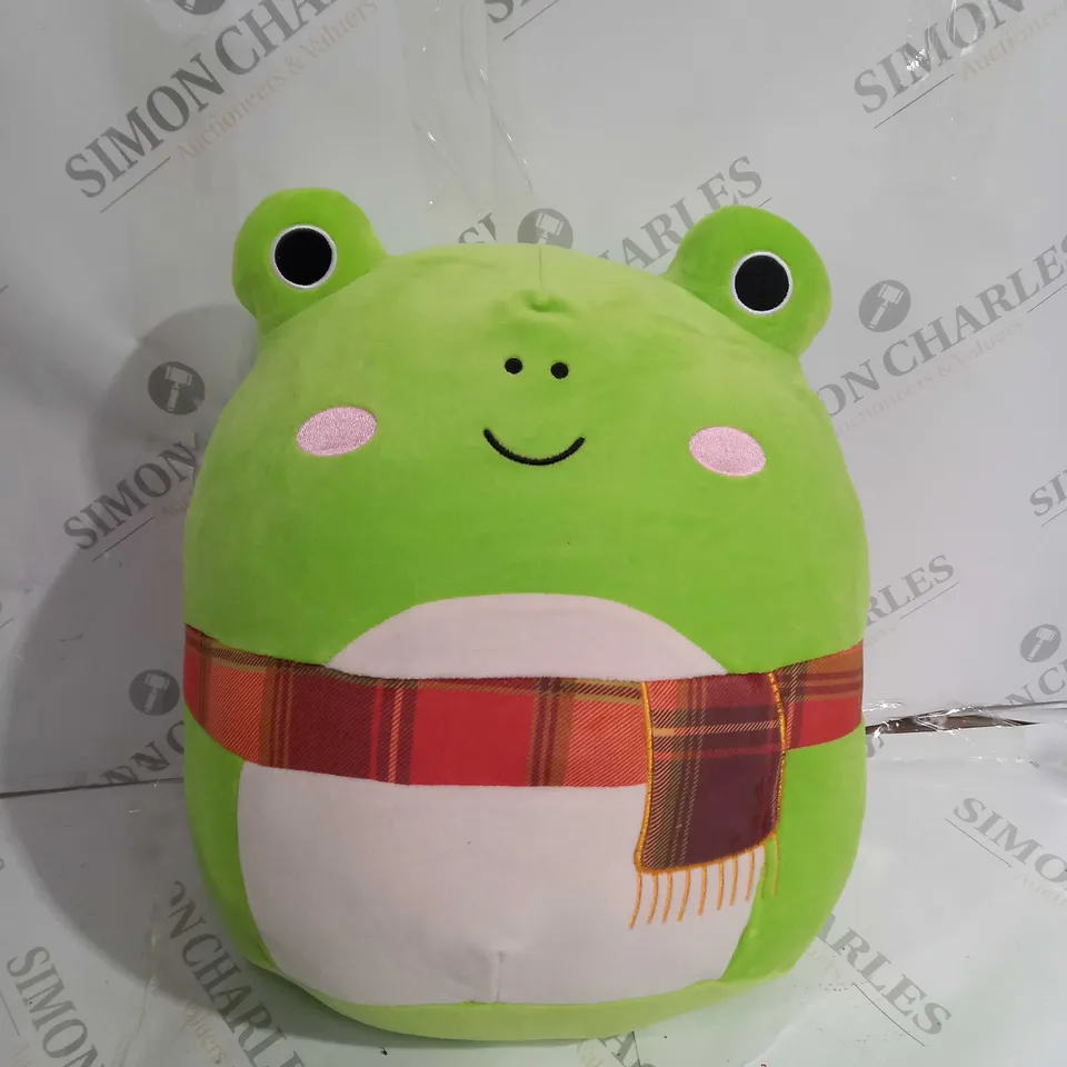 SQUISHMALLOWS 12" GREEN FROG WITH SCARF PLUSH