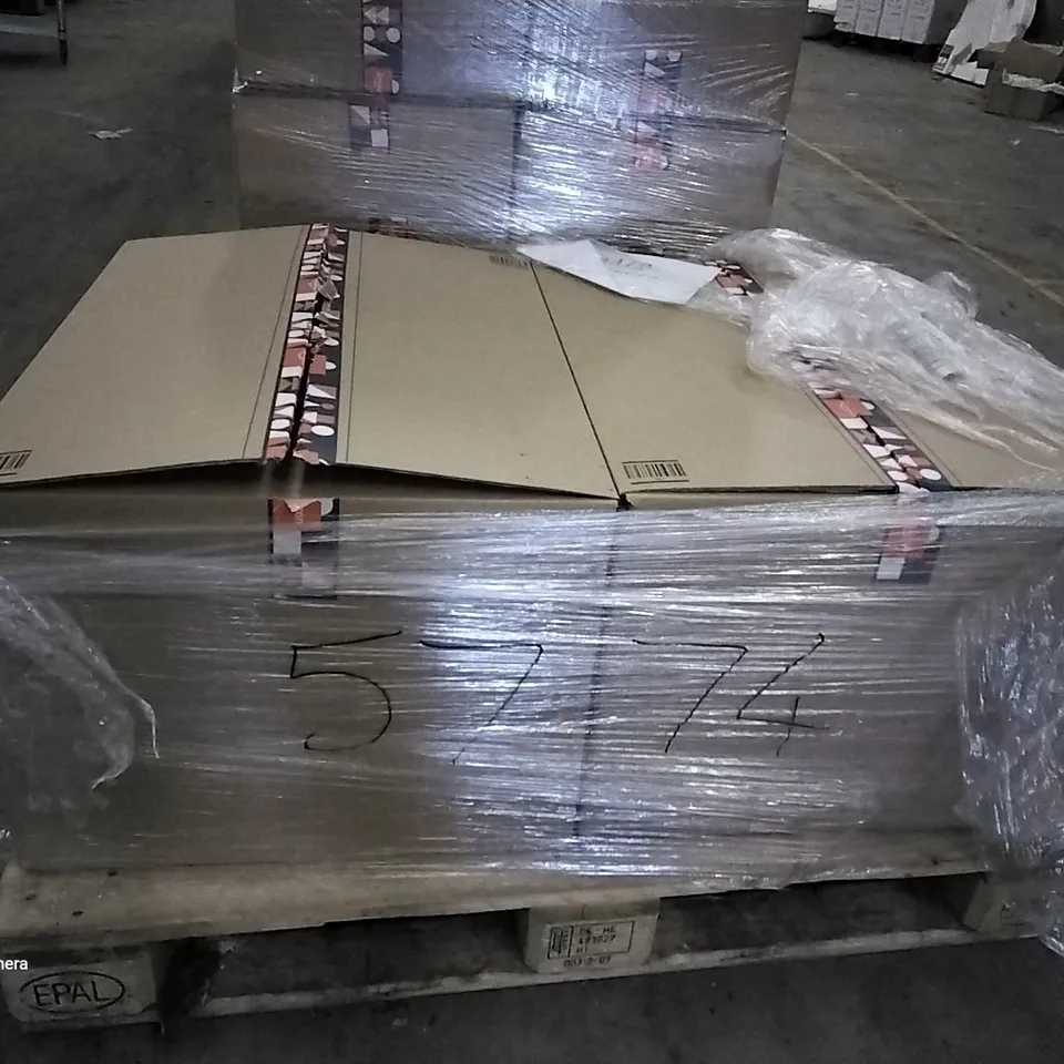 PALLET OF ASSORTED ITEMS INCLUDING PRICES CANDLES, LOGO JURASSIC WORLD DUVET SET, FLY GLUE TRAP, BIRTHDAY CARD, SHOE CREASE PROTECTORS, HEAT TRANSFER VINYL 
