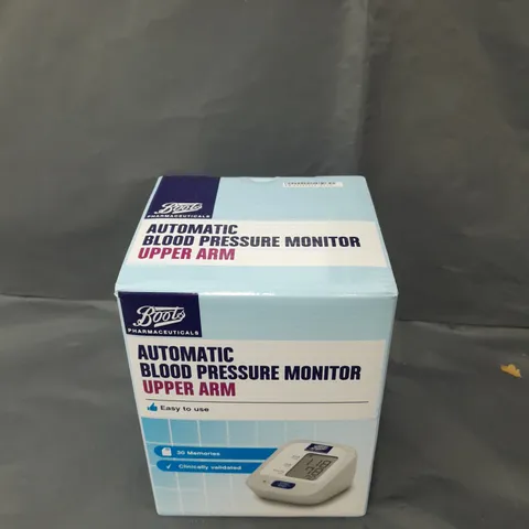 BOOTS AUTOMATIC BLOOD PRESSURE MONITOR UPPER ARM 