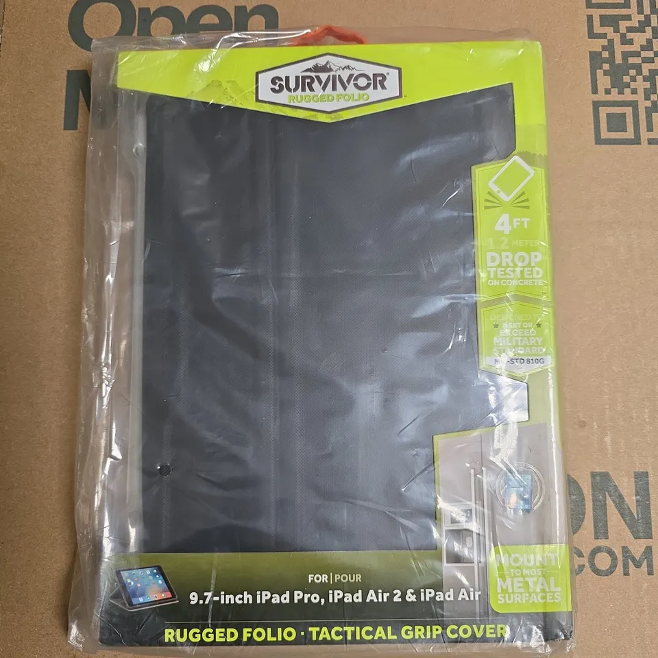 SURVIVOR RUGGED FOLIO CASE FOR 9.7-INCH IPAD PRO, IPAD AIR 2 & IPAD AIR